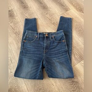 Madewell Women's Dark Blue Skinny Jeans